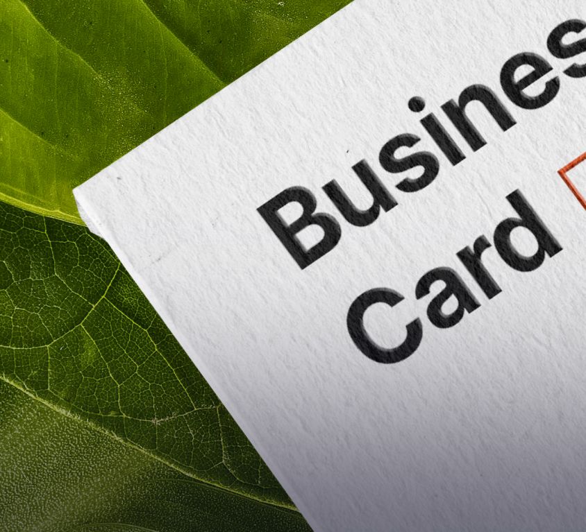 Green business card
